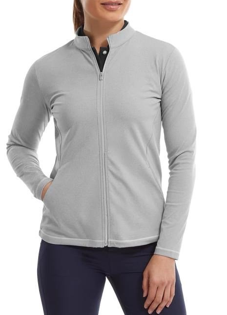 FootJoy Full-Zip Midlayer sweat-shirt femme, gris