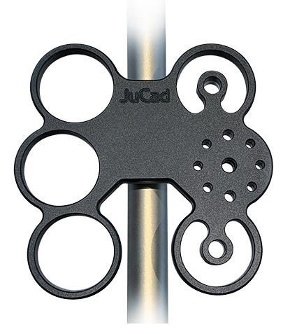 JuCad porte-tablette pour tous les chariots JuCad, noir