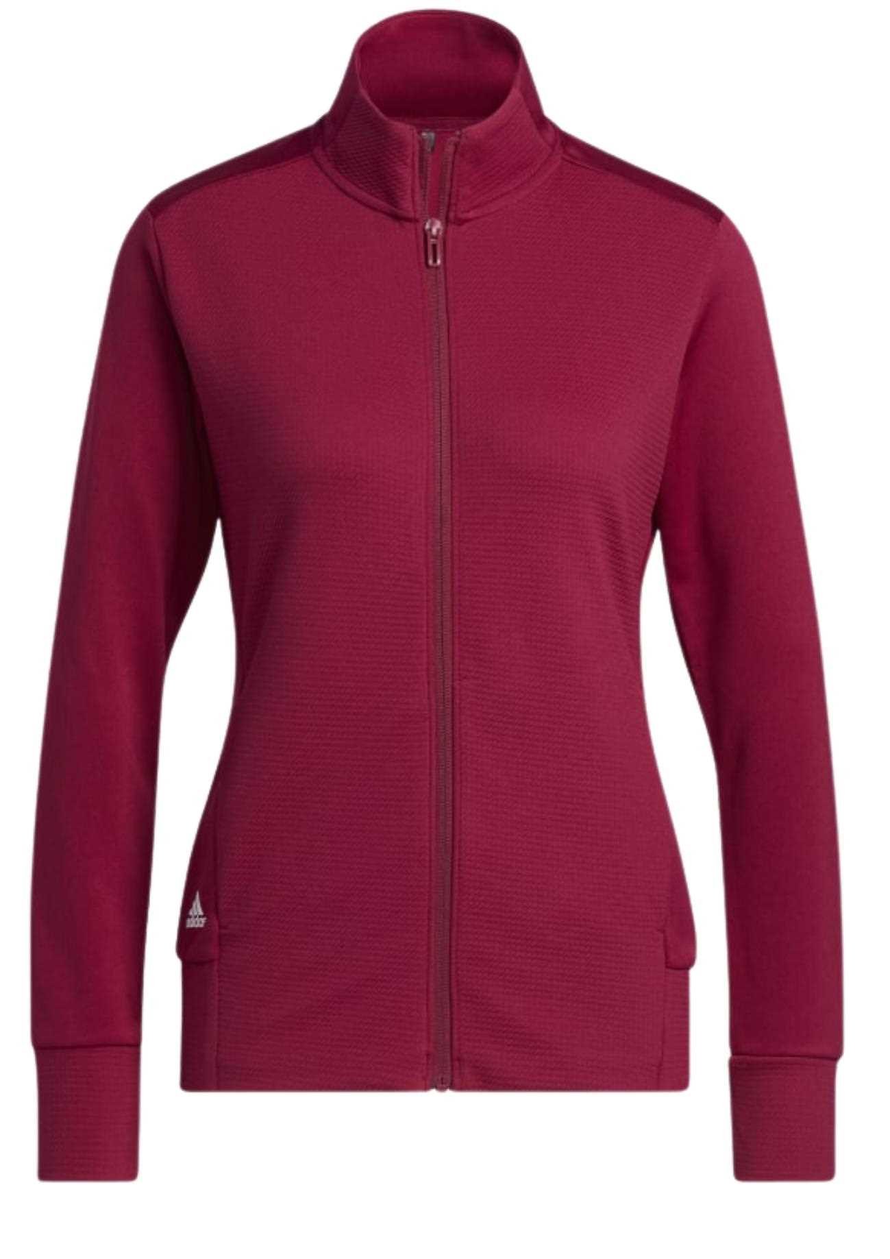Adidas Textured Full-Zip sweatshirt femme, legacy burgundy