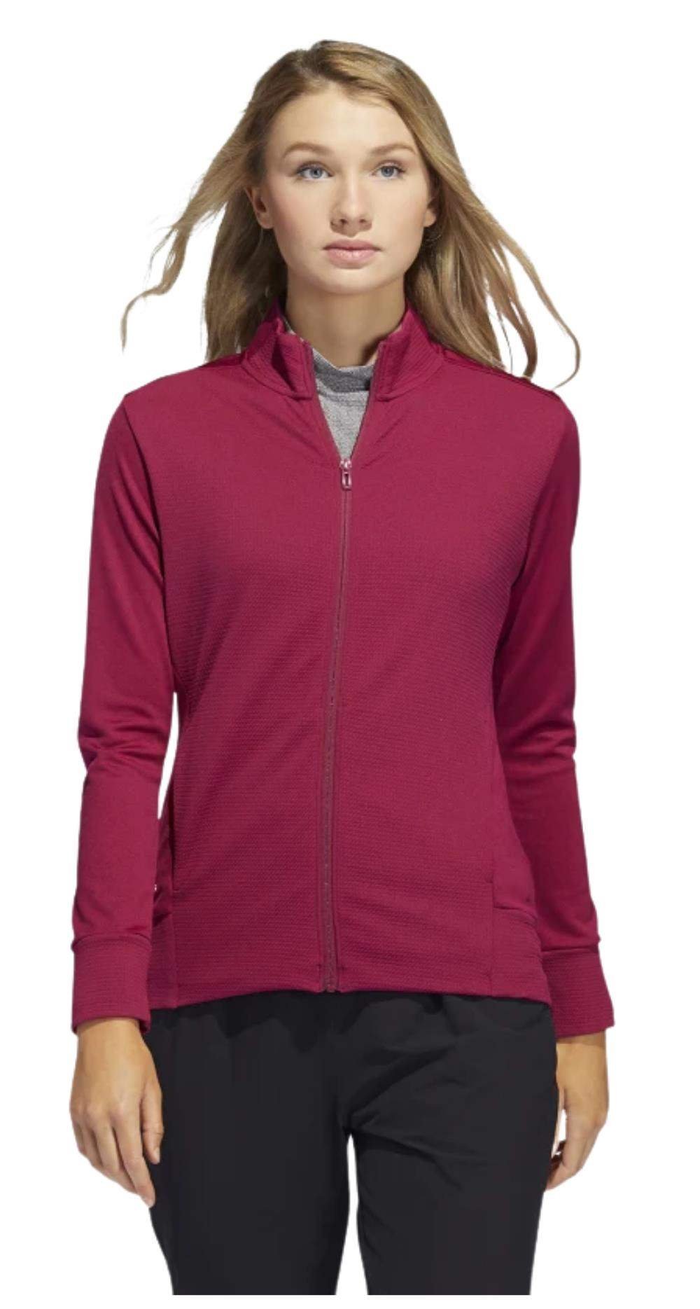 Adidas Textured Full-Zip sweatshirt femme, legacy burgundy