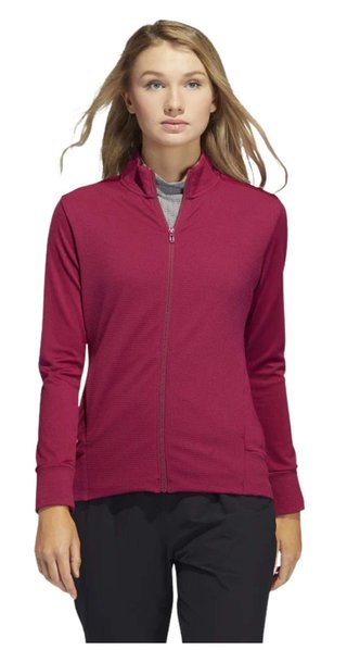 Adidas Textured Full-Zip sweatshirt femme, legacy burgundy