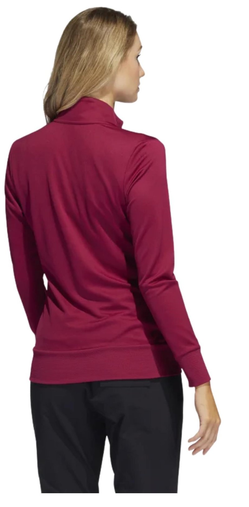 Adidas Textured Full-Zip sweatshirt femme, legacy burgundy