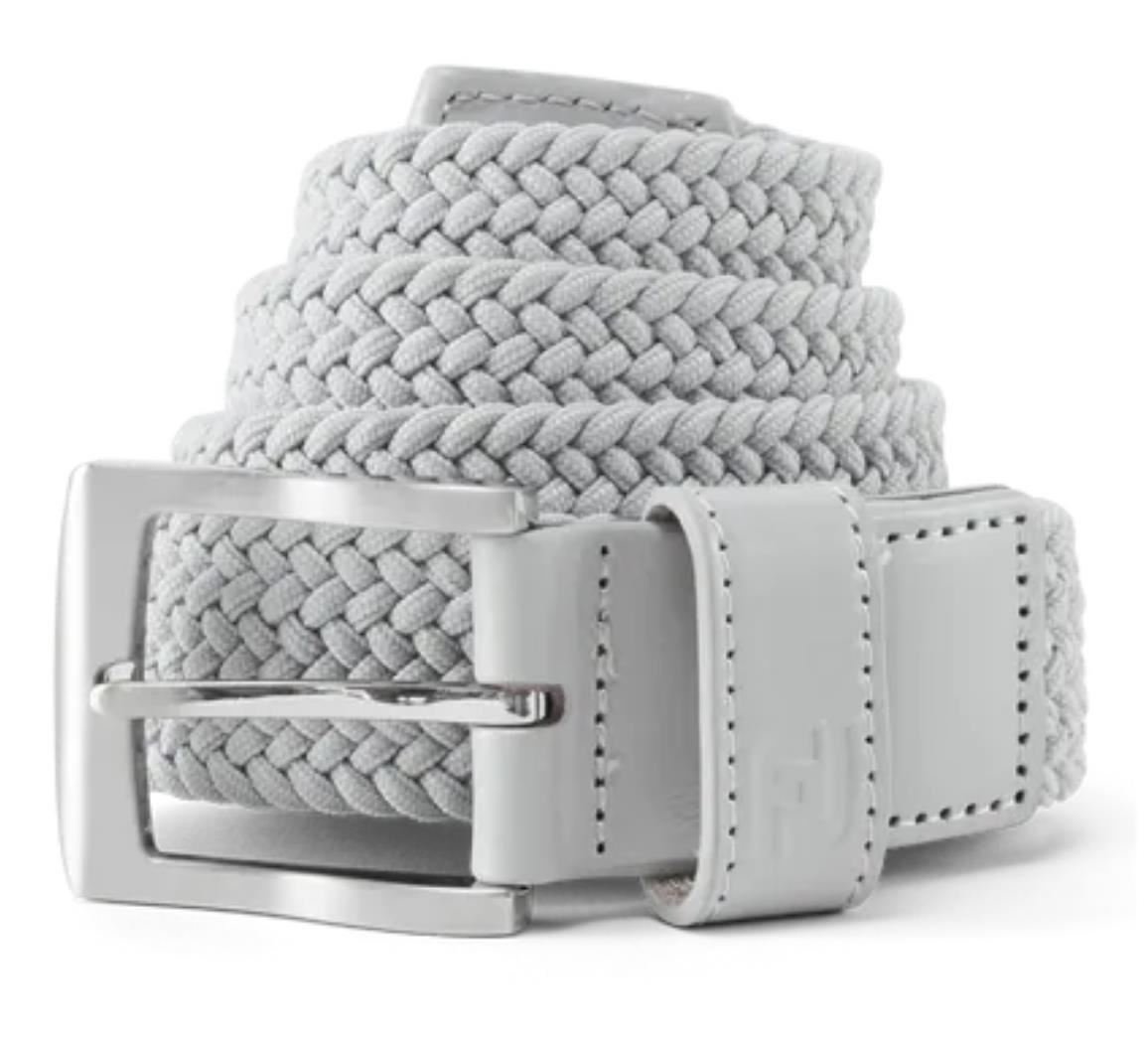 FootJoy Braided ceinture homme, gris