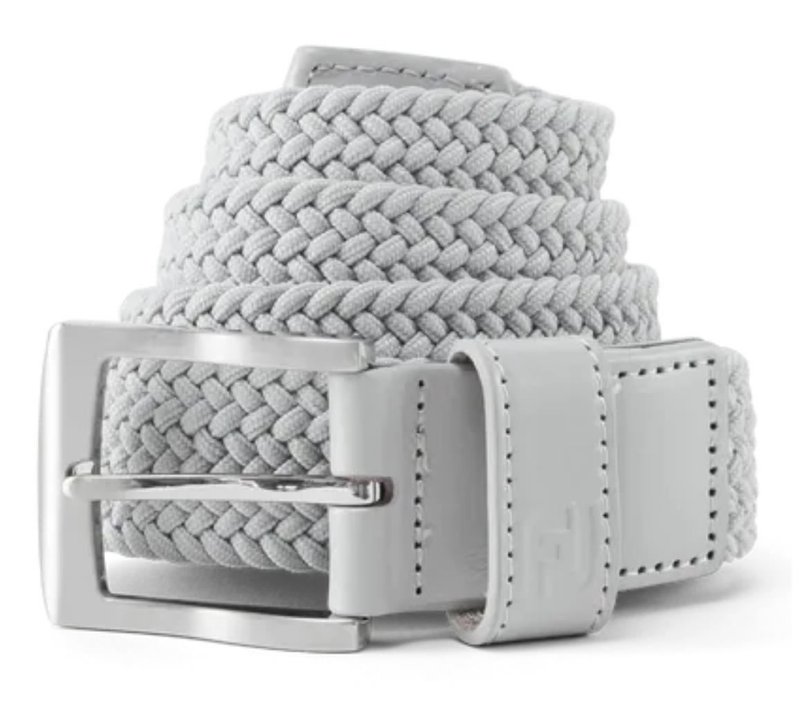 FootJoy Braided ceinture homme, gris