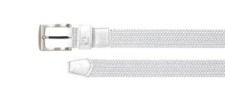FootJoy Women's Braided ceinture femme, blanc