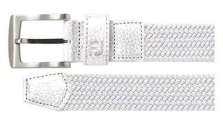 FootJoy Women's Braided ceinture femme, blanc