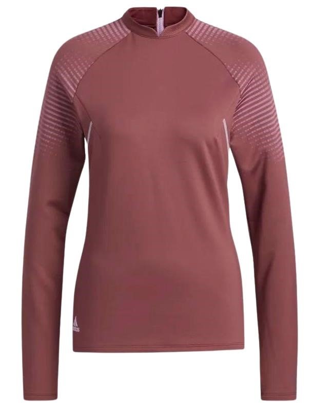 Adidas Cold Rdy Long Sleeve Mock sweatshirt femme, bordeaux