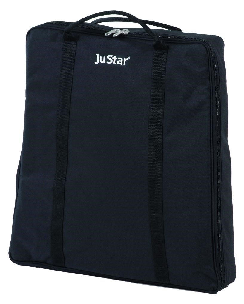 JuStar carry bag (Silver/Black Series, Silver manual, Carbon Light) sac de transport, noir