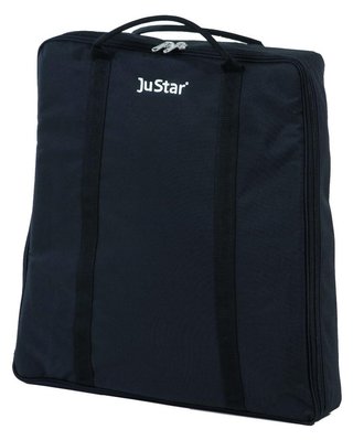 JuStar carry bag (Silver/Black Series, Silver manual, Carbon Light) sac de transport, noir