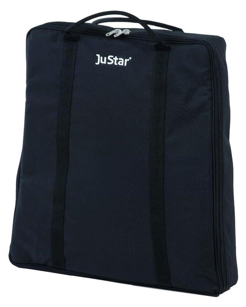 JuStar carry bag (Silver/Black Series, Silver manual, Carbon Light) sac de transport, noir