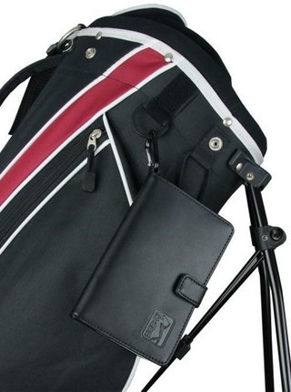 PGA Tour Real Leather Score Card and Accessory Wallet, noir