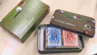 Golfové hrací karty pour canasta, édition limitée Retro