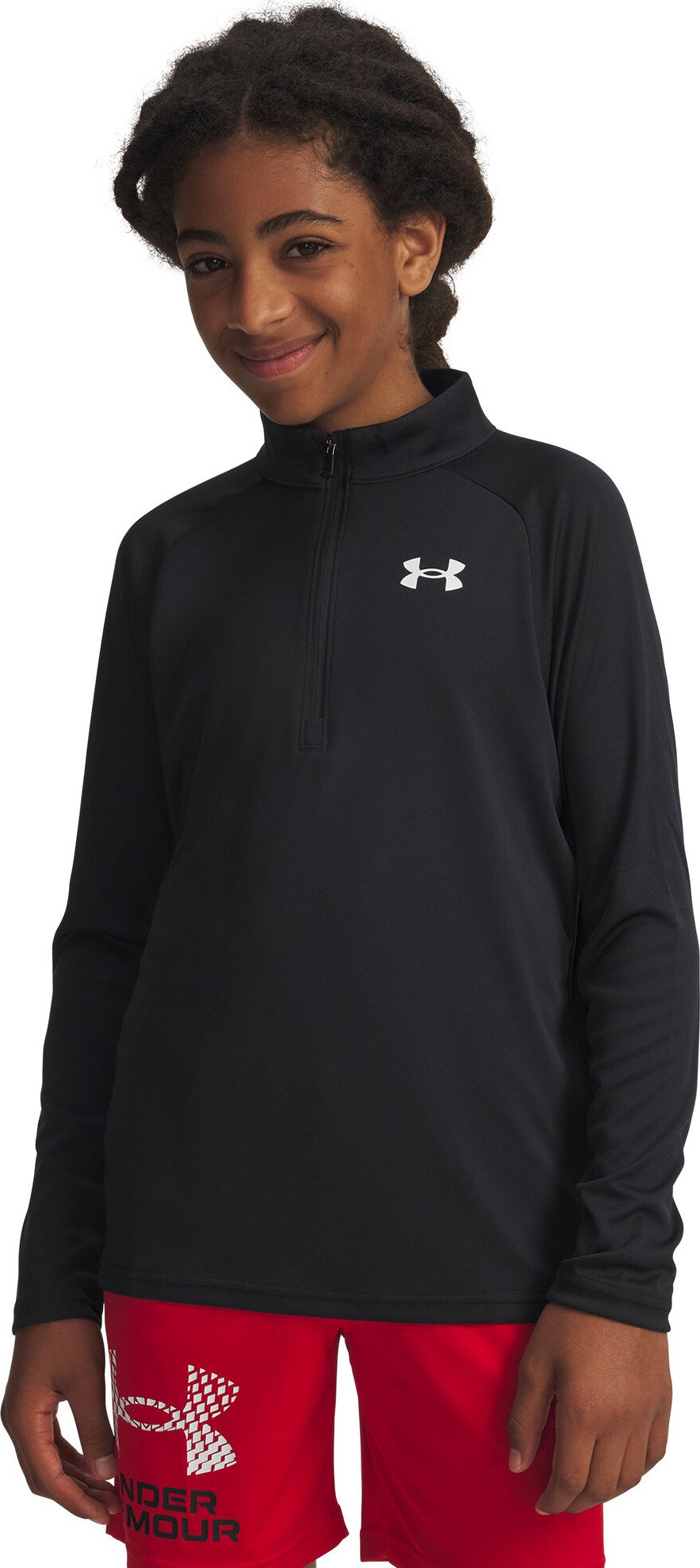 Under Armour Tech 2.0 1/2 Zip sweat junior, noir