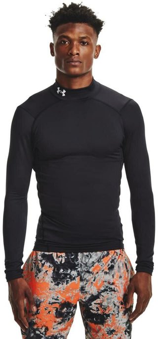 Under Armour ColdGear® Compression Mock haut thermique homme, noir
