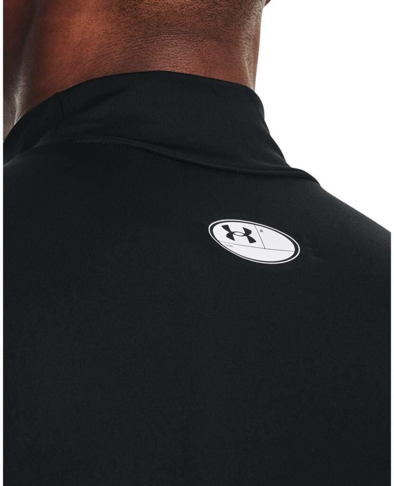 Under Armour ColdGear® Compression Mock haut thermique homme, noir