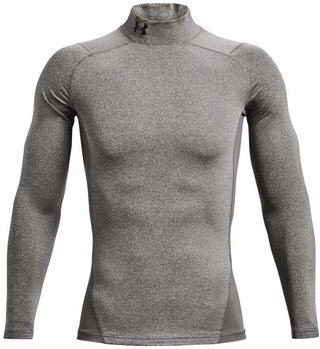 Under Armour ColdGear® Compression Mock haut thermique homme, charcoal light heather/black