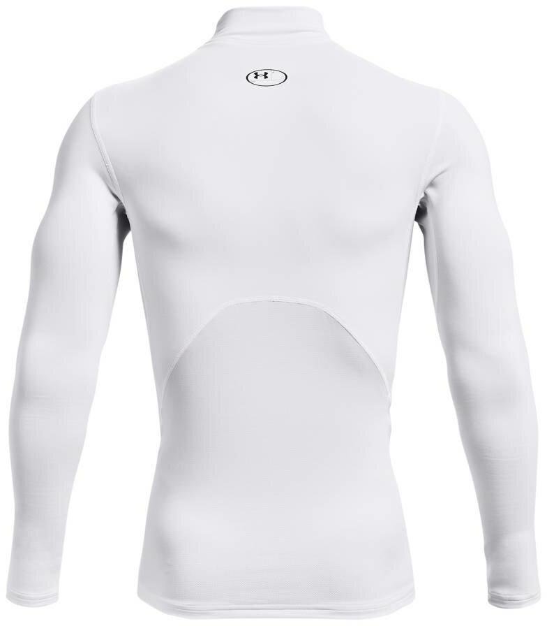 Under Armour ColdGear® Compression Mock haut thermique homme, blanc