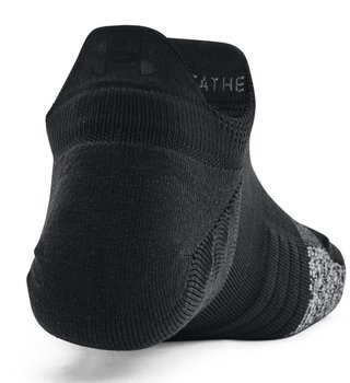 Under Armour Breathe 2 No Show Tab chaussettes femmes (2 paires), noires