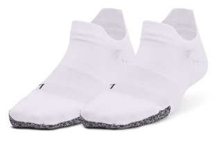 Under Armour Breathe 2 No Show Tab chaussettes femmes, blanc (2 paires)