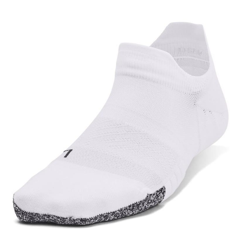 Under Armour Breathe 2 No Show Tab chaussettes femmes, blanc (2 paires)