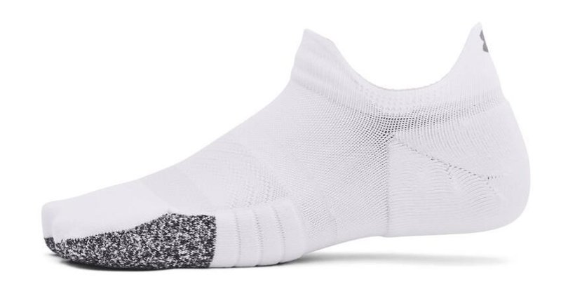 Under Armour Breathe 2 No Show Tab chaussettes femmes, blanc (2 paires)