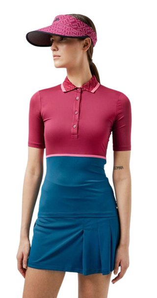 J.Lindeberg Odella polo femme, anemone