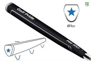 Golf Pride Pro Only Blue Star 81cc putter grip, noir