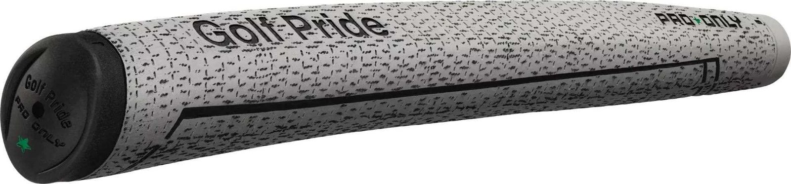 Golf Pride Pro Only Cord Green Star 88cc putter grip, gris
