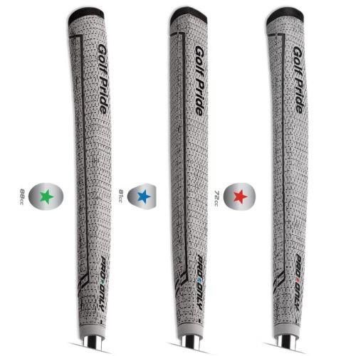 Golf Pride Pro Only Cord Green Star 88cc putter grip, gris