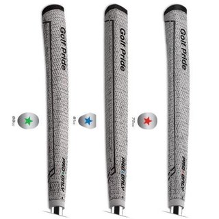 Golf Pride Pro Only Cord Green Star 88cc putter grip, gris
