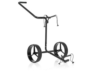 JuCad Carbon Shine chariot manuel 2 roues, noir brillant + sac de transport JTT