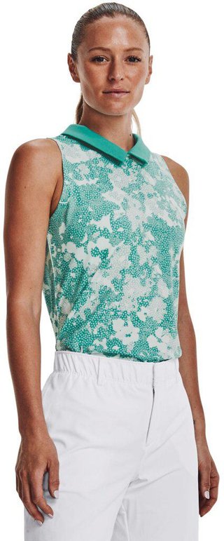 Under Armour Zinger Rise Sleeveless polo femme, vert