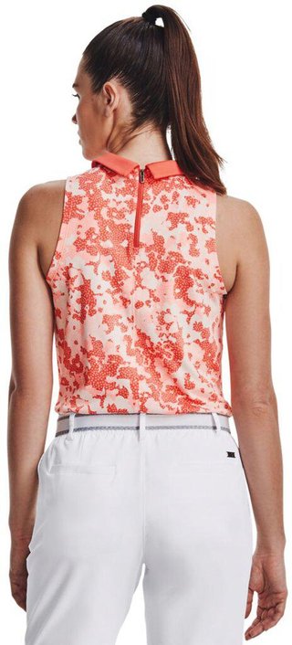 Under Armour Zinger Rise Slvls polo femme sans manches, orange