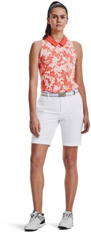 Under Armour Zinger Rise Slvls polo femme sans manches, orange