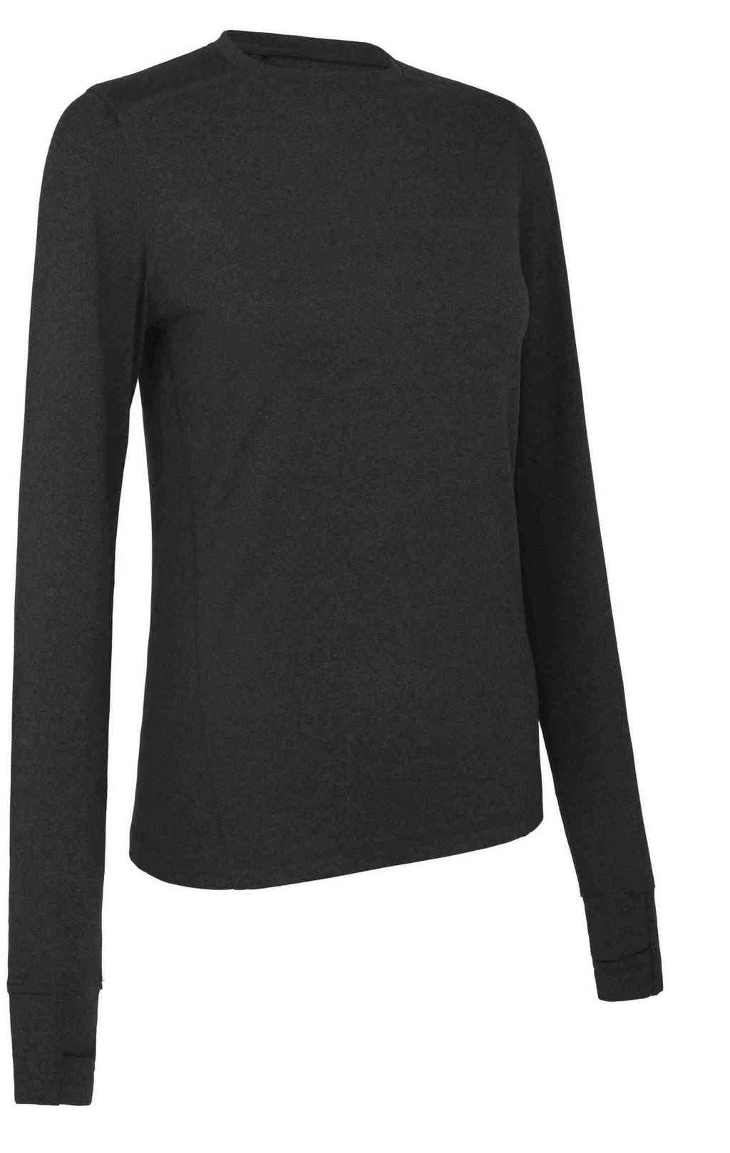 Callaway Longsleeve Crew Neck sous-vêtement thermique femme, ebony heather