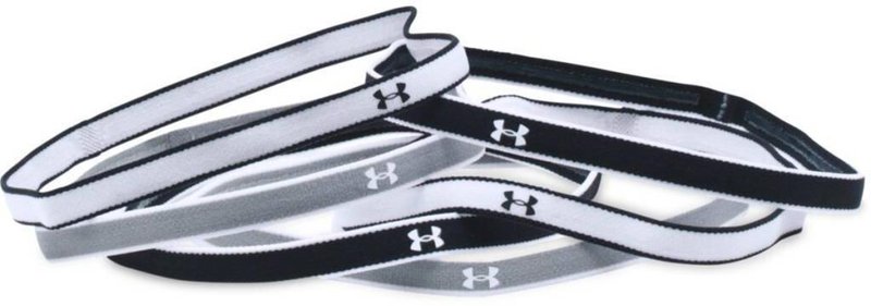 Under Armour Mini Headbands (6Pack), noir