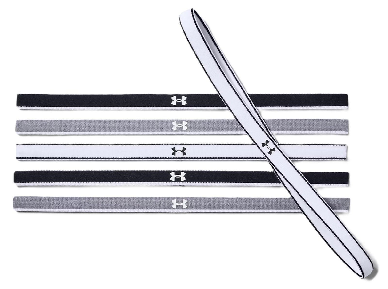 Under Armour Mini Headbands (6Pack), noir