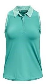 Under Armour Iso-Chill Sleeveless polo femme, vert