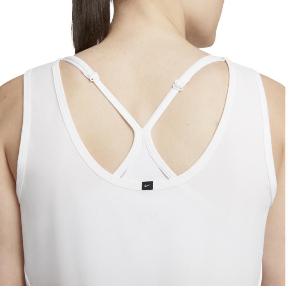 Nike Dri-Fit Ace robe femme, blanche