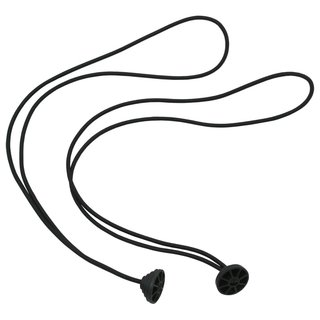 JuCad pièce de rechange - élastique de support de sac (2PC) pour chariots Titanium/Stainless Steel, noir