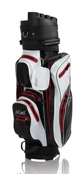 JuCad Manager Dry cart bag, noir/blanc/rouge