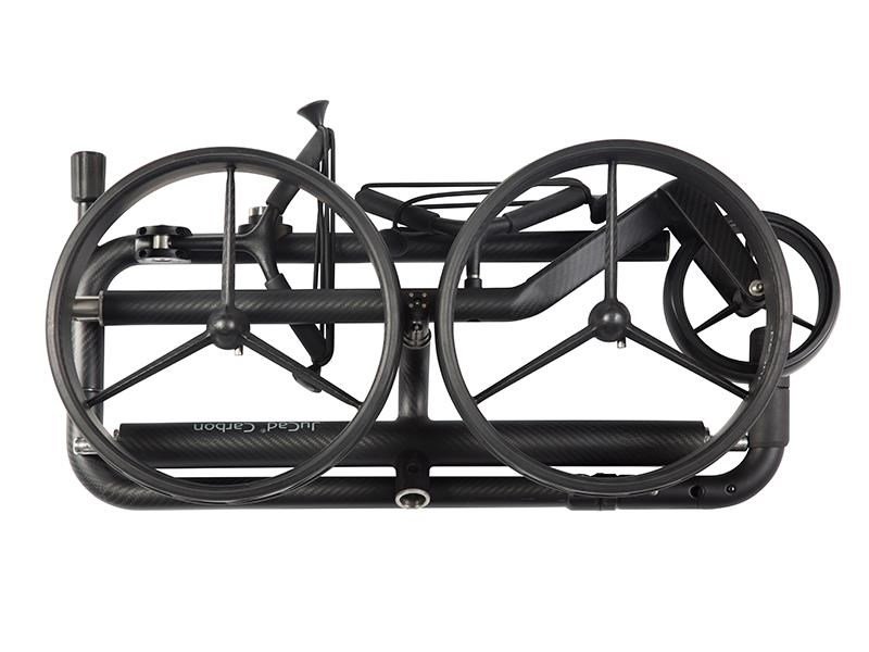 JuCad Carbon Travel Nero SV 2.0 chariot électrique, noir