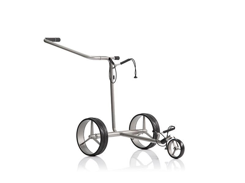 JuStar Silver 1.0 chariot électrique avec télécommande, argenté