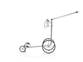 JuStar Silver 1.0 chariot électrique avec télécommande, argenté