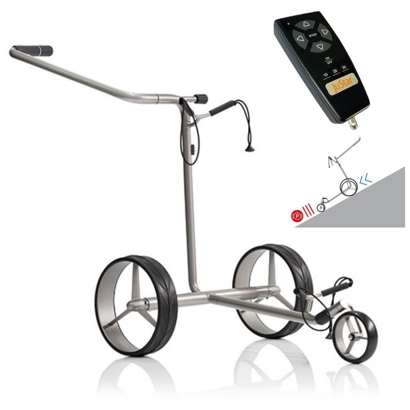 JuStar Silver 1.0 chariot électrique, argenté