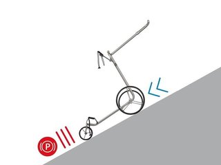 JuStar Silver 1.0 électrique trolley, stříbrná