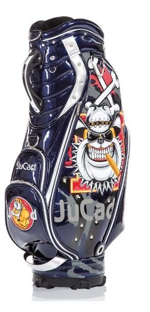 JuCad Luxury cart bag, bleu/blanc