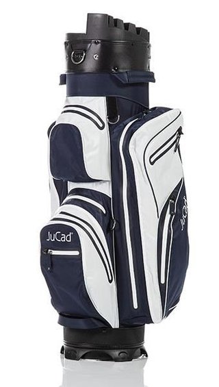 JuCad Manager Dry cart bag, blanc/bleu