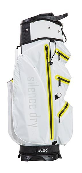 JuCad Silence Dry cart bag, blanc/jaune