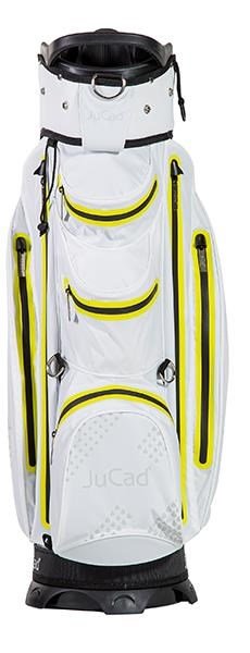 JuCad Silence Dry cart bag, blanc/jaune